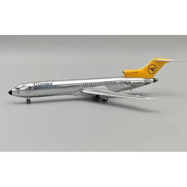 Sale Pre-Order JFox JF-727-2-004P 1:200 727-230 Condor polished D-ABVI - Miniature Marvels: Airplane Models & Painted Dice Airplane Model