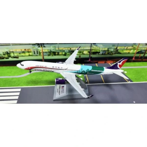 Hot Pre-Order KJ Models KJ-A321-126 1:200 B-MBQ Air Macau Airbus A321-271NX Macau Welcomes You - Miniature Marvels: Airplane Models & Painted Dice Airplane Model