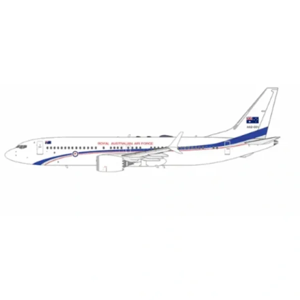 Sale Pre-Order NG Models 88035 1:400 Royal Australian Air Force (RAAF) BBJ 737 MAX A62-001 - Miniature Marvels: Airplane Models & Painted Dice Airplane Model