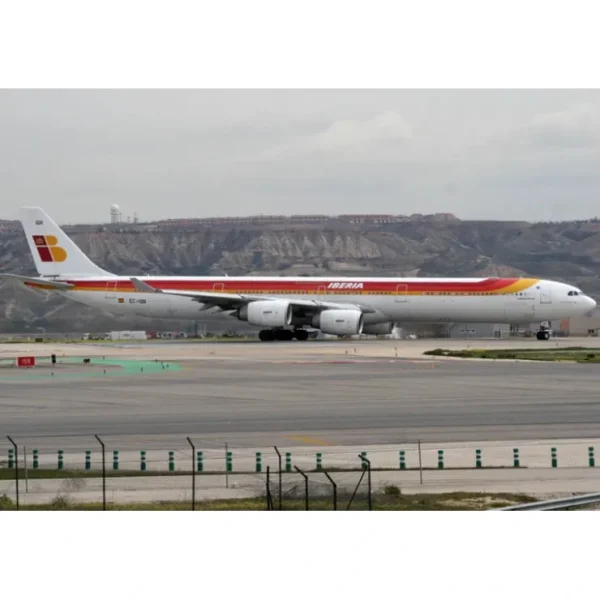 Cheap Pre-Order Phoenix 11919 1:400 Iberia A340-600 EC-IQR - Miniature Marvels: Airplane Models & Painted Dice Airplane Model