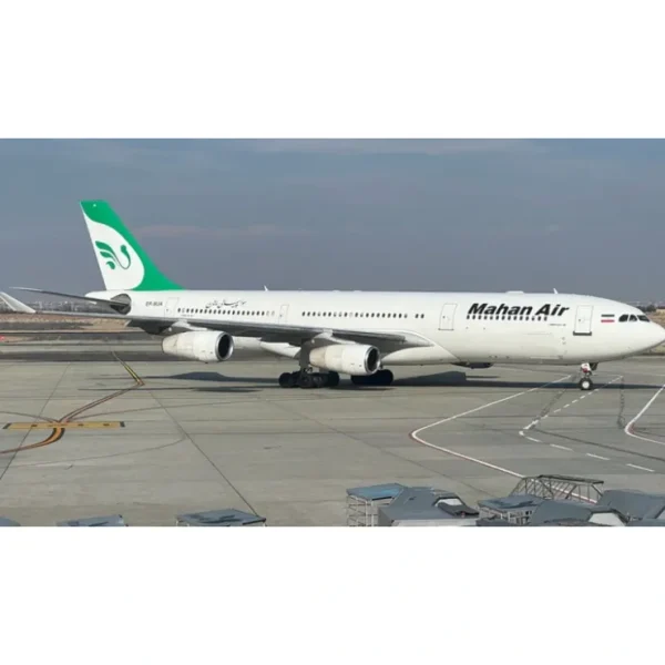 Best Sale Pre-Order Phoenix 11929 1:400 Mahan Air A340-200 EP-MJA - Miniature Marvels: Airplane Models & Painted Dice Airplane Model