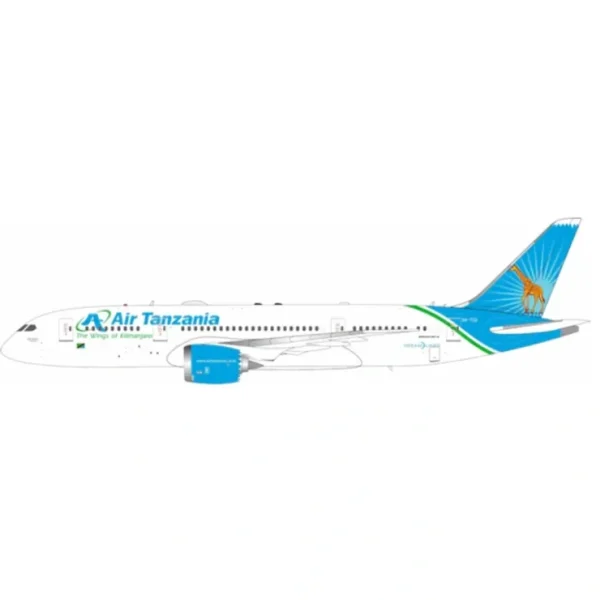 Outlet Pre-Order Retro Models RM78801 1:200 Air Tanzania Boeing 787-8 Dreamliner 5H-TCG - Miniature Marvels: Airplane Models & Painted Dice Airplane Model