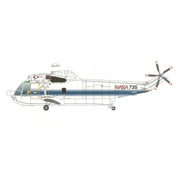Online Pre-Order Sky Classics SC2SK02 1:200 SH-3G Sea King 149732 Nasa Ames Research Center - Miniature Marvels: Airplane Models & Painted Dice Airplane Model