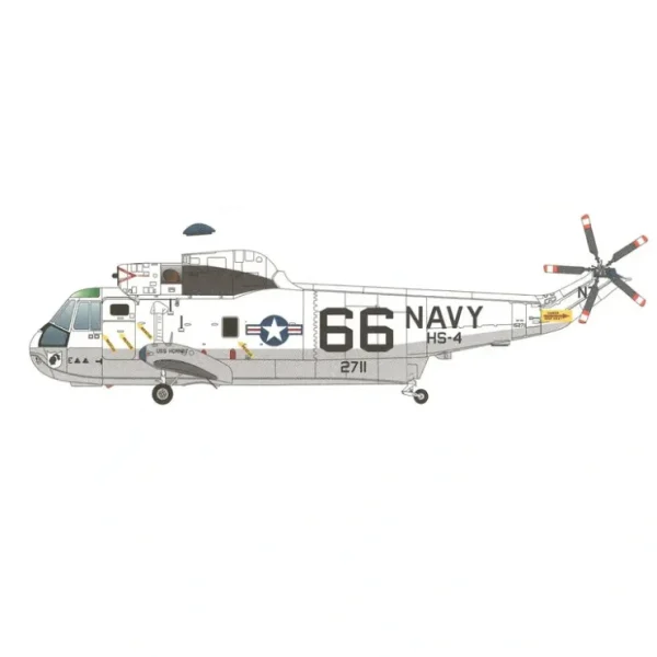 Fashion Pre-Order Sky Classics SC2SK03 1:200 SH-3D Sea King 152711 HS-4 USS Hornet Apollo Rescue - Miniature Marvels: Airplane Models & Painted Dice Airplane Model
