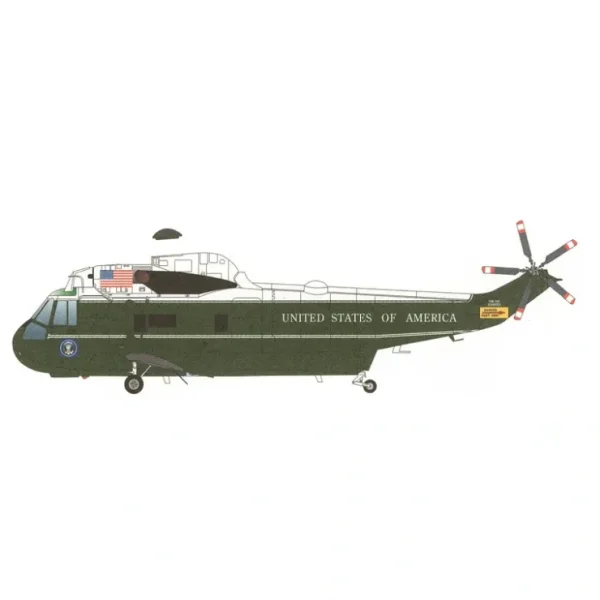 Shop Pre-Order Sky Classics SC2SK01 1:200 VH-3D Sea King HMX-1 159352 Presidential Flight - Miniature Marvels: Airplane Models & Painted Dice Airplane Model