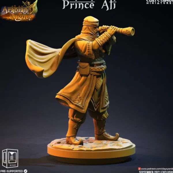 Flash Sale Prince Ali - Miniature Marvels: Airplane Models & Painted Dice Miniature