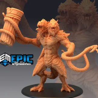 Hot Prince Of Demons With Pillar - Miniature Marvels: Airplane Models & Painted Dice Miniature