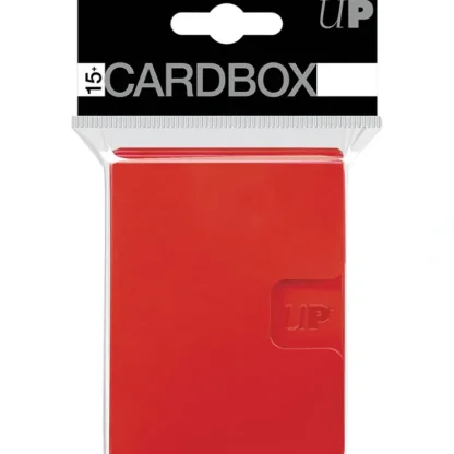 Shop PRO 15+ Card Box 3-pack: Red - Miniature Marvels: Airplane Models & Painted Dice Accessories