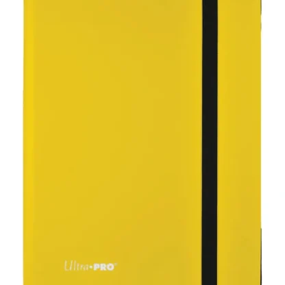 Fashion Pro-Binder: Eclipse 9-Pocket - Lemon Yellow - Miniature Marvels: Airplane Models & Painted Dice Accessories