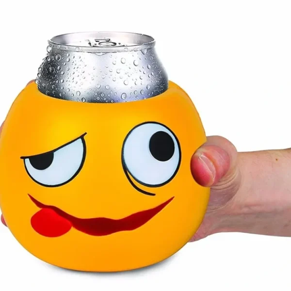 Discount PUNCH DRUNK EMOJI - Drink Can Bottle Beer Soda Holder Cooler Cooler - BigMouth - Miniature Marvels: Airplane Models & Painted Dice Egpull