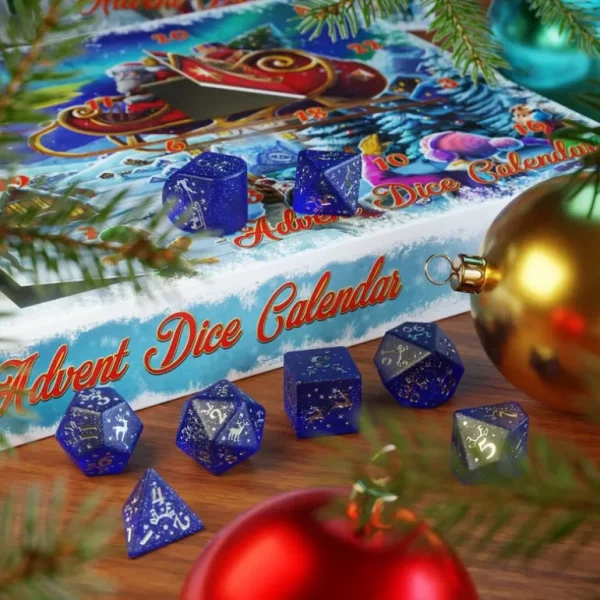 2023 Q-Work Shop Dice Advent Calendar - Miniature Marvels: Airplane Models & Painted Dice* Shop All