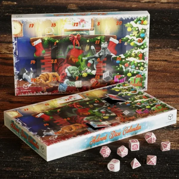 2022 Q-Work Shop Dice Advent Calendar - Miniature Marvels: Airplane Models & Painted Dice* Shop All