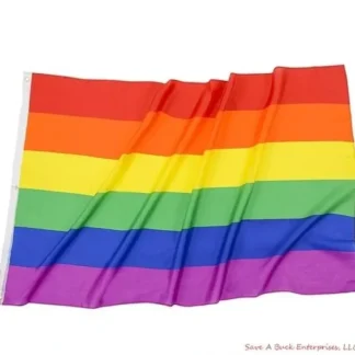 Fashion 10 Rainbow Flag 3x5 FT Gay Pride Lesbian Peace LGBT w/ Grommets ~ wholesale - Miniature Marvels: Airplane Models & Painted Dice Egpull