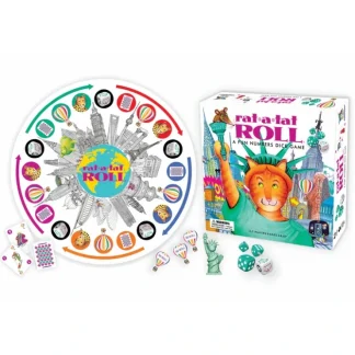 Clearance Rat-A-Tat Roll: A Fun Numbers Dice Game GWI 425 - Miniature Marvels: Airplane Models & Painted Dice Board Game