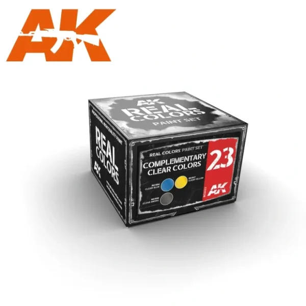 Clearance Real Colors: Complementary Clear Colors LTG AK-RCS023 - Miniature Marvels: Airplane Models & Painted Dice Paint