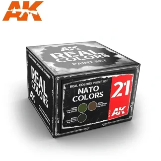 Outlet Real Colors: NATO Colors Set LTG AK-RCS021 - Miniature Marvels: Airplane Models & Painted Dice Paint
