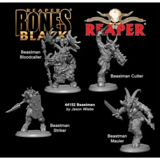Outlet Reaper Beastmen (4) 44152 - Miniature Marvels: Airplane Models & Painted Dice Reaper Miniatures