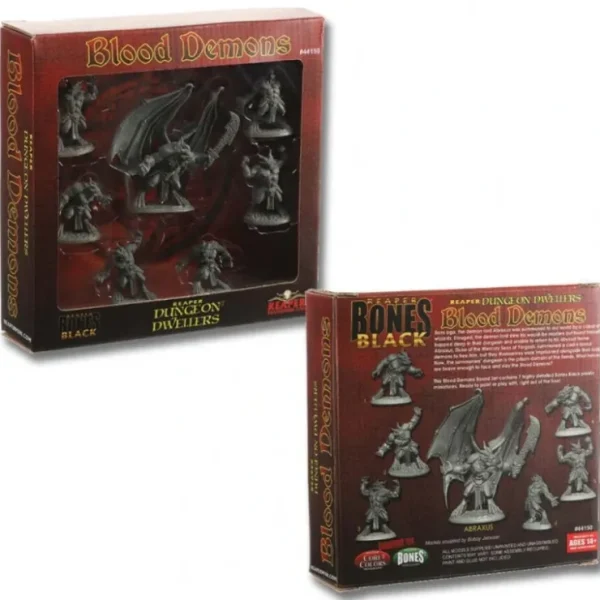 Hot Reaper Blood Demons: Boxed Set 44150 - Miniature Marvels: Airplane Models & Painted Dice Reaper Miniatures