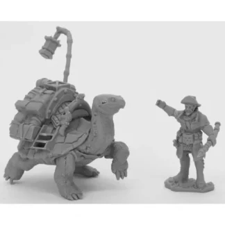 Outlet Reaper Dreadmere Tortoise & Drayman 44053 - Miniature Marvels: Airplane Models & Painted Dice Reaper Miniatures