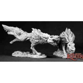 Best Reaper Hell Hounds (2) (metal) 02522 - Miniature Marvels: Airplane Models & Painted Dice Reaper Miniatures