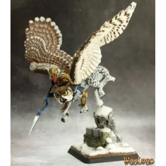 Outlet Reaper Hrolfgad Loftsaddle, Dwarf Griffon Rider (metal) 14637 - Miniature Marvels: Airplane Models & Painted Dice Reaper Miniatures