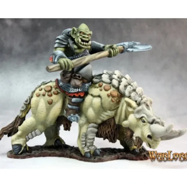 Sale Reaper Kargir Tundra Beast Rider (metal) 14632 - Miniature Marvels: Airplane Models & Painted Dice Reaper Miniatures