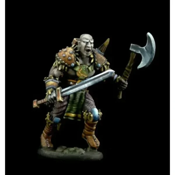 Online Reaper Maskarr Stoneskin Warrior 04011 - Miniature Marvels: Airplane Models & Painted Dice Reaper Miniatures