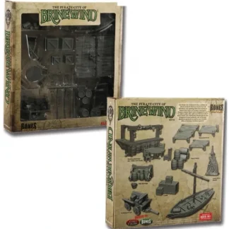 Best Reaper Pirate City Brinewind: Boxed Set 44153 - Miniature Marvels: Airplane Models & Painted Dice Reaper Miniatures