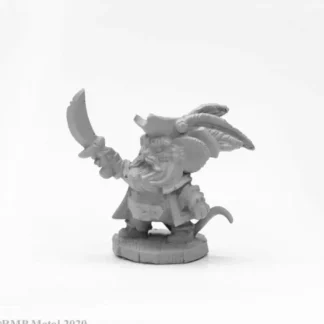 Best Reaper ReaperCon Mousling Capt Blackcrumb 04038 - Miniature Marvels: Airplane Models & Painted Dice Reaper Miniatures