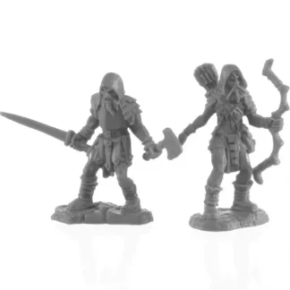 New Reaper Rune Wight Hunters (2) 44142 - Miniature Marvels: Airplane Models & Painted Dice Reaper Miniatures