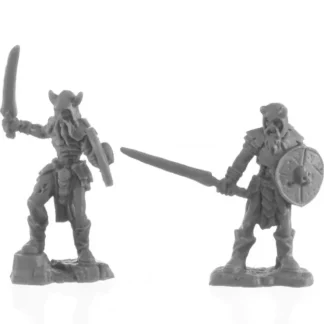Best Reaper Rune Wight Warriors (2) 44141 - Miniature Marvels: Airplane Models & Painted Dice Reaper Miniatures