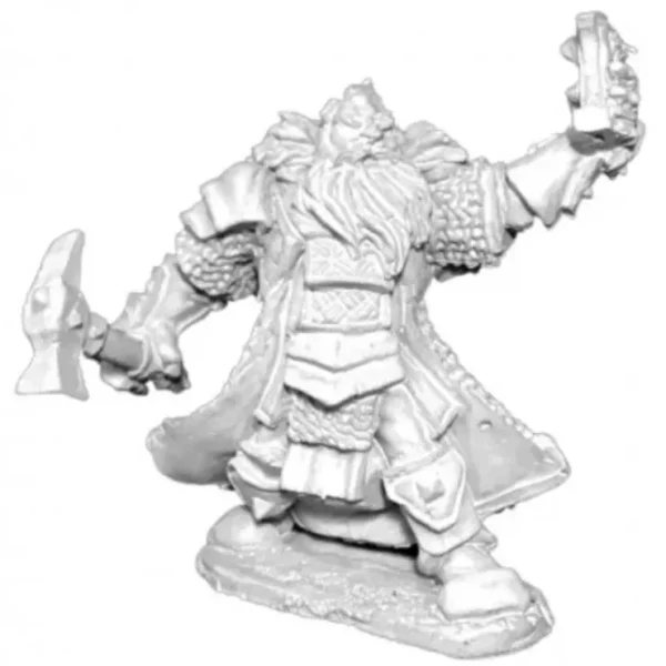 Best Reaper Thain Grimthorn, Dwarf Cleric 03717 - Miniature Marvels: Airplane Models & Painted Dice Reaper Miniatures