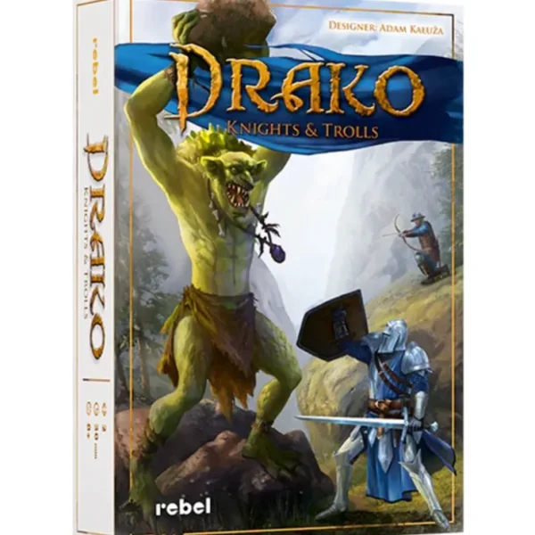 Flash Sale Rebel: Drako - Knights & Trolls ASM DRK02 - Miniature Marvels: Airplane Models & Painted Dice Board Game