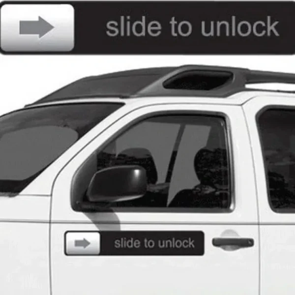 Best RETRO Slide to Unlock Magnet iPhone iPod Car Fridge 17" Magnet - Big Mouth Inc - Miniature Marvels: Airplane Models & Painted Dice Egpull