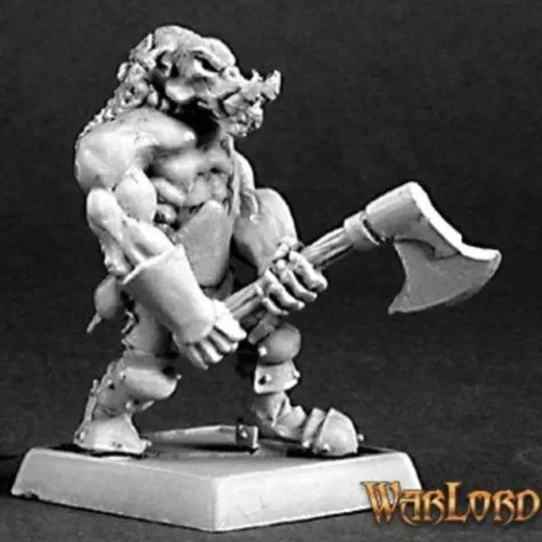 Best Reven Bull Orc Berserker: Warlord RPR 14404 - Miniature Marvels: Airplane Models & Painted Dice Miniature