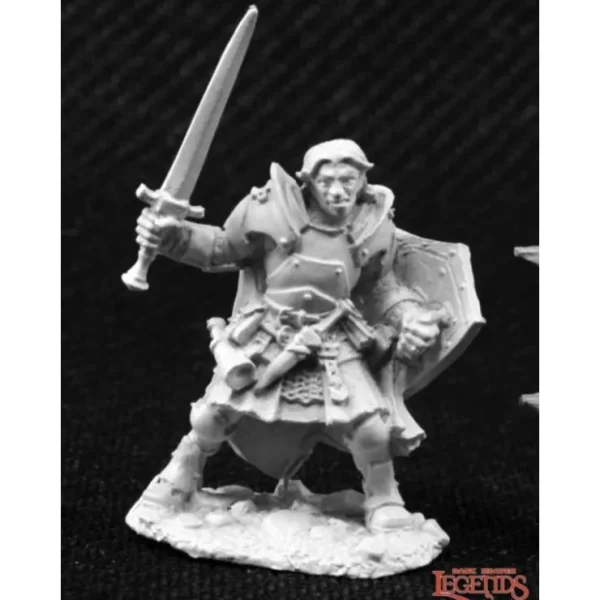 Fashion Rhaegar, Male Fighter: Dark Heaven Legends RPR 03804 - Miniature Marvels: Airplane Models & Painted Dice Miniature