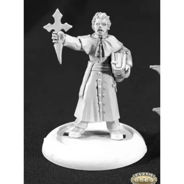 Store Rippers - Order of St. George Priest: Savage Worlds RPR 59049 - Miniature Marvels: Airplane Models & Painted Dice Miniature