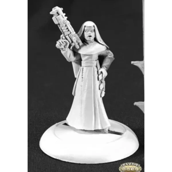 New Rippers - Order of St. George Nun: Savage Worlds RPR 59048 - Miniature Marvels: Airplane Models & Painted Dice Miniature