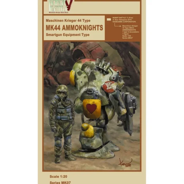 1/20 Robot Battle V (Five) Maschinen Krieger Ma.K. 44 Type Mk44 Ammoknights (Smartgun Equipment Type) MK07 LTG HSGWA-64007 - Miniature Marvels: Airplane Models & Painted Dice* Shop All