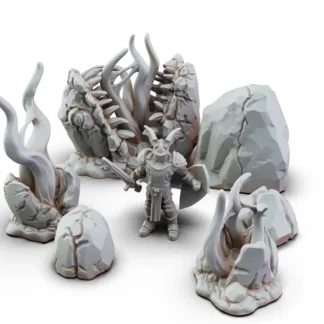 New Rock Mimics - Miniature Marvels: Airplane Models & Painted Dice Miniature