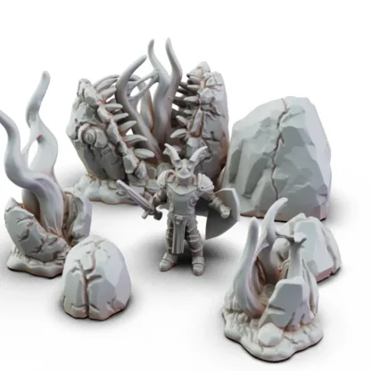 New Rock Mimics - Miniature Marvels: Airplane Models & Painted Dice Miniature