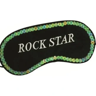 Best ROCK STAR Sleep Mask - Fun Sleeping Eye Blindfold Soft EyeMask - Miniature Marvels: Airplane Models & Painted Dice Egpull