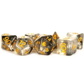 Fashion Rogue Rage 16mm Poly Dice Set MET 717 - Miniature Marvels: Airplane Models & Painted Dice Dice