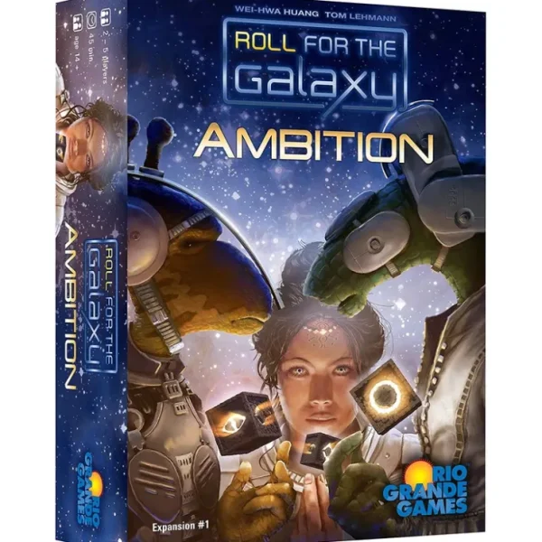 Fashion Roll for the Galaxy - Ambition Expansion: Rio Grande Games RGG 520 - Miniature Marvels: Airplane Models & Painted Dice Board Game