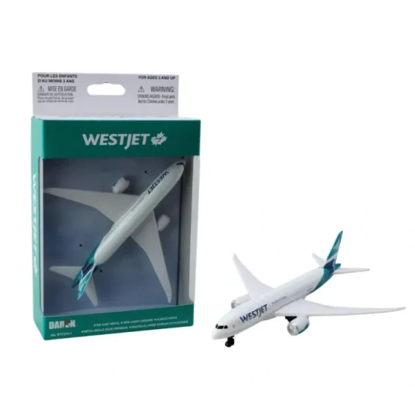 Best RT7374-1 WESTJET SINGLE PLANE NEW LIVERY - Miniature Marvels: Airplane Models & Painted Dice Airplane Model