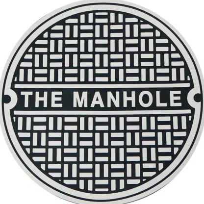 Cheap Rubber Man Cave Hole Sewer Bathroom Lid Cover Toilet Bowl Sign - GaG Joke - Miniature Marvels: Airplane Models & Painted Dice Egpull