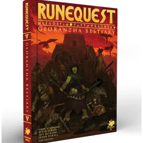 Best Sale RuneQuest RPG: Glorantha Bestiary (Hardcover) CHA 4032-H - Miniature Marvels: Airplane Models & Painted Dice Role-playing Game