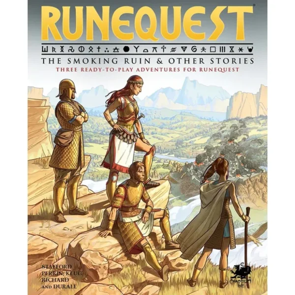 Cheap RuneQuest RPG: The Smoking Ruin and Other Stories (Hardcover) CHA 4039-H - Miniature Marvels: Airplane Models & Painted Dice Role-playing Game