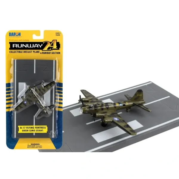 Cheap Runway24 B-17 Olive Green/Camo - Miniature Marvels: Airplane Models & Painted Dice Airplane Model