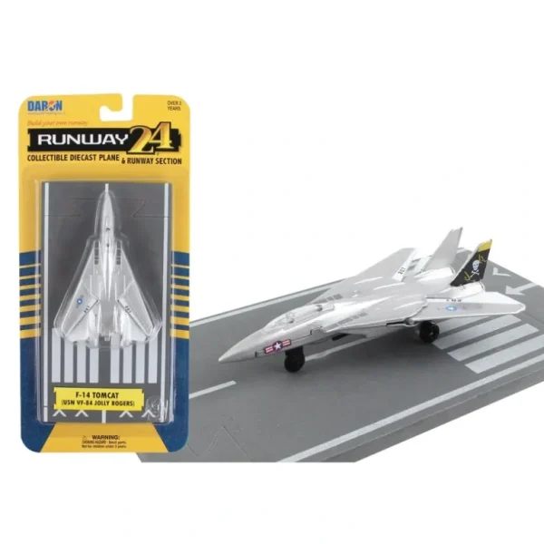 Runway24 F-14 Jolly Rogers - Miniature Marvels: Airplane Models & Painted Dice* Airplane Model